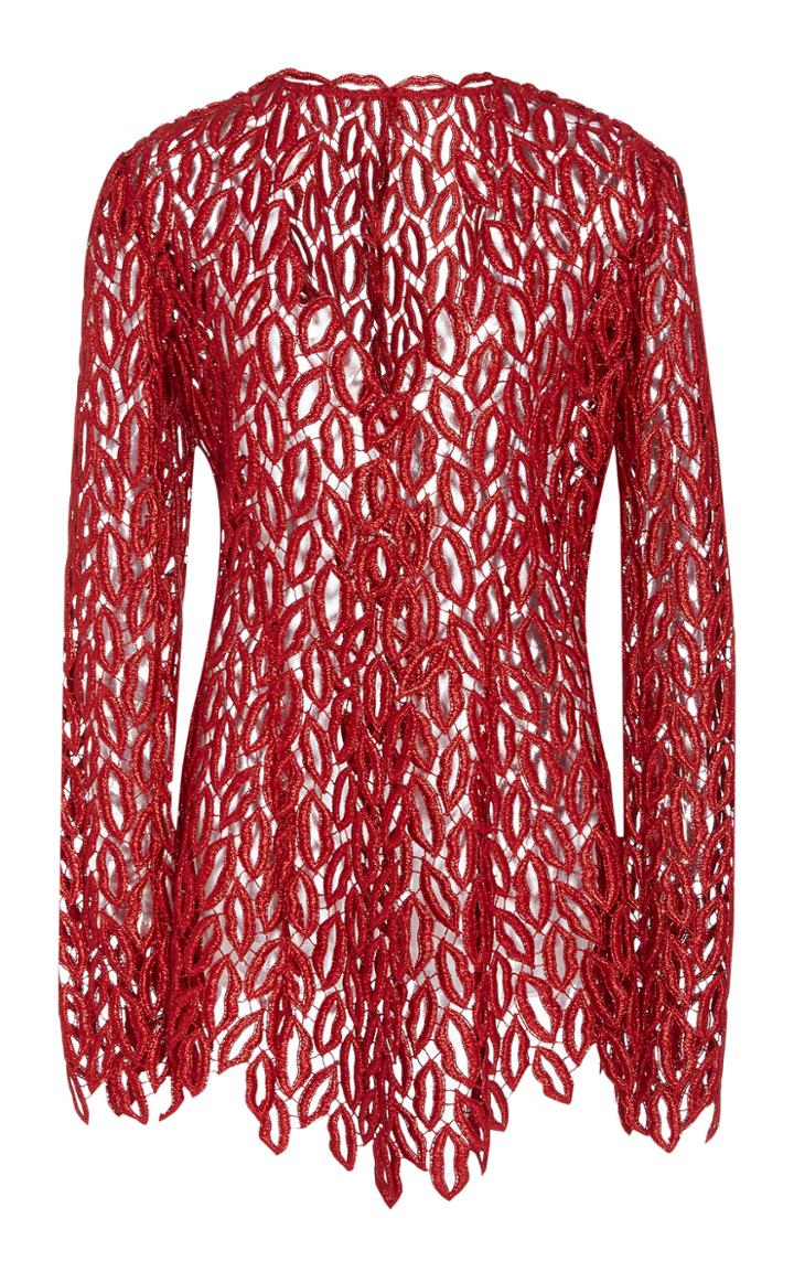 Moda Operandi Christian Siriano Guipure Lace Jacket Size: 0