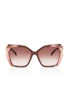 Emilio Pucci Sunglasses Oversized Printed Acetate Square-frame Sunglasses