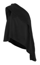 Maticevski Fota Draped One Shoulder Top
