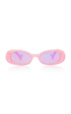 Moda Operandi Gucci Oval-frame Acetate Sunglasses