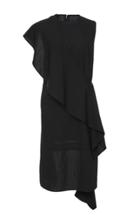 Summa Crew Neck Sleeveless Dress With Detachable Ruffle