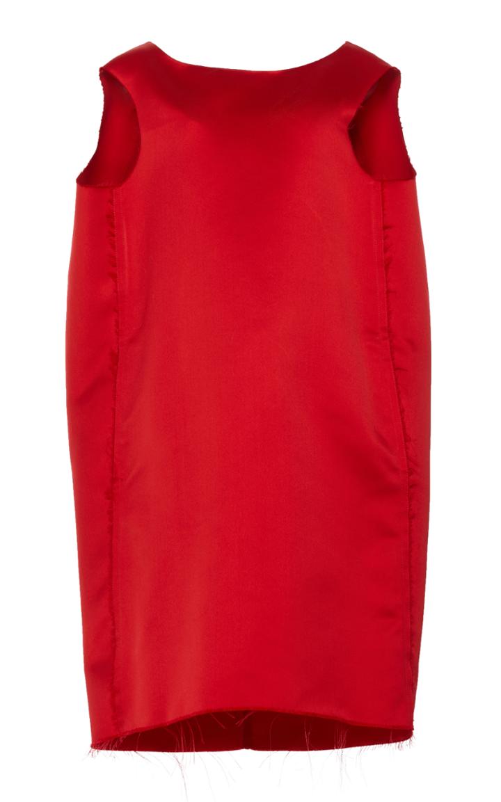 Marni Double Face Satin Faille Sleeveless Dress