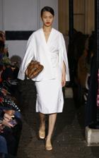 A.w.a.k.e. Josie Asymmetric Cotton Midi Dress
