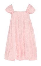 Simone Rocha Sleeveless Embroidered Tulle Mini Dress