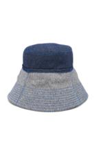 Lola Hats Cuffed Two-tone Denim Bucket Hat