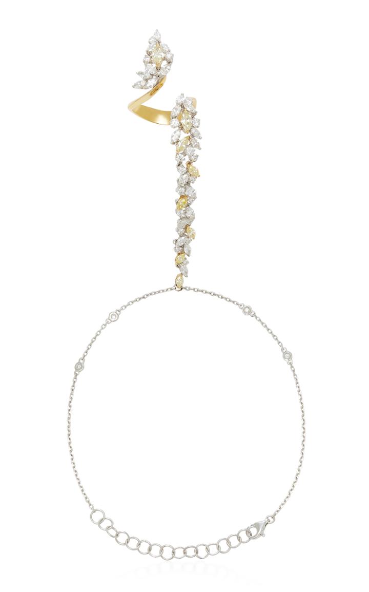 Yeprem Diamond Hand Bracelet