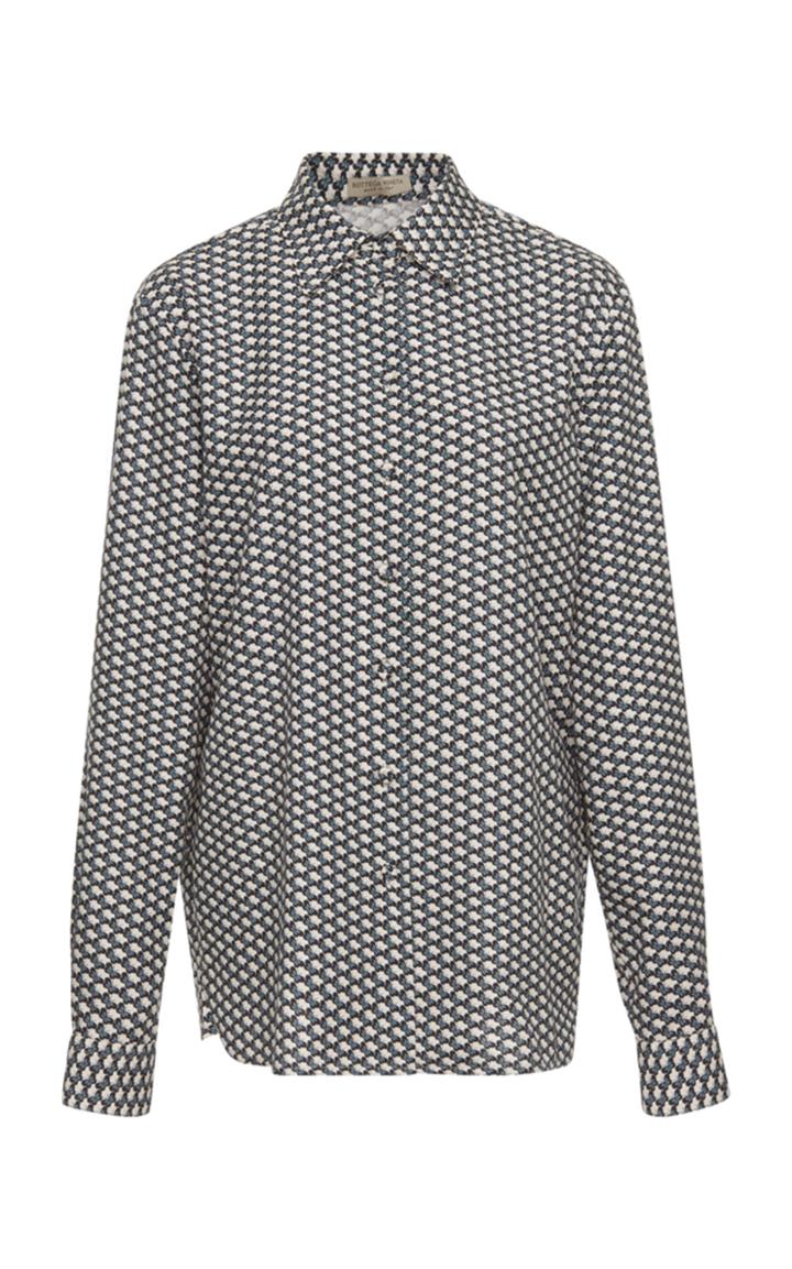 Bottega Veneta Printed Collared Blouse