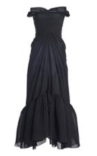 Moda Operandi Giambattista Valli Bow-neckline Silk Gown
