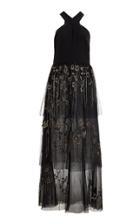 Moda Operandi Burnett New York Tiered Embellished Tulle Gown