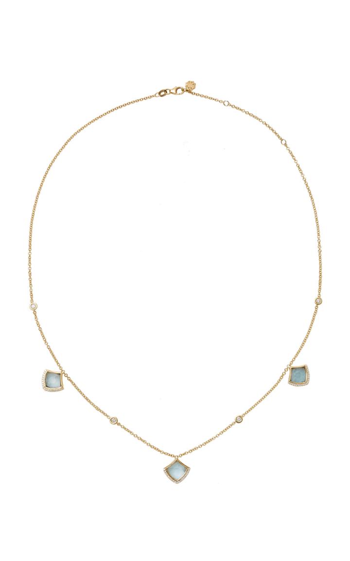 Noush Jewelry Kashan Triple Station Necklace
