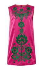 Cynthia Rowley Duchess Satin A-line Shift Dress