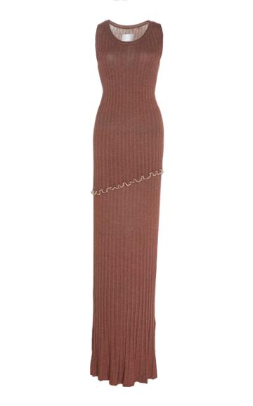 Peet Dullaert Sleeveless Melange Ribbed Knit Dress