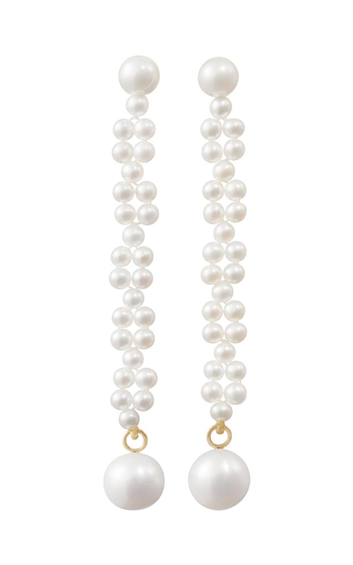 Moda Operandi Sophie Bille Brahe Tresse Perle Earrings