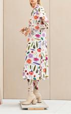 Moda Operandi Baum Und Pferdgarten Adalyn Cotton A-line Midi Dress Size: 36