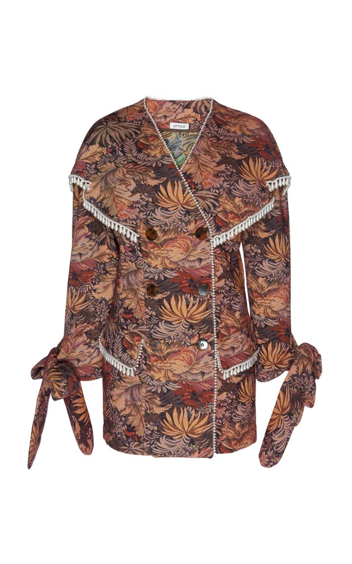 Attico Jacquard Mini Dress