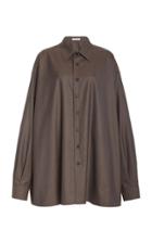 Moda Operandi The Row Gianluca Oversized Wool Shirt