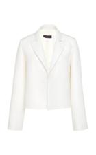 Martin Grant Lapel Collar Wool-blend Jacket