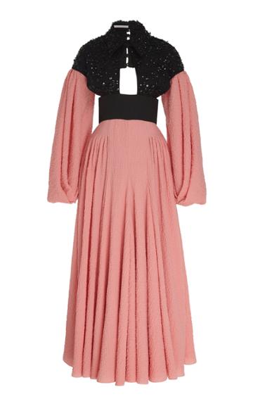 Moda Operandi Emilia Wickstead Cutout Cotton-blend Dress Size: 6