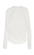Yeon Saeeda Long-sleeve Chiffon Blouse