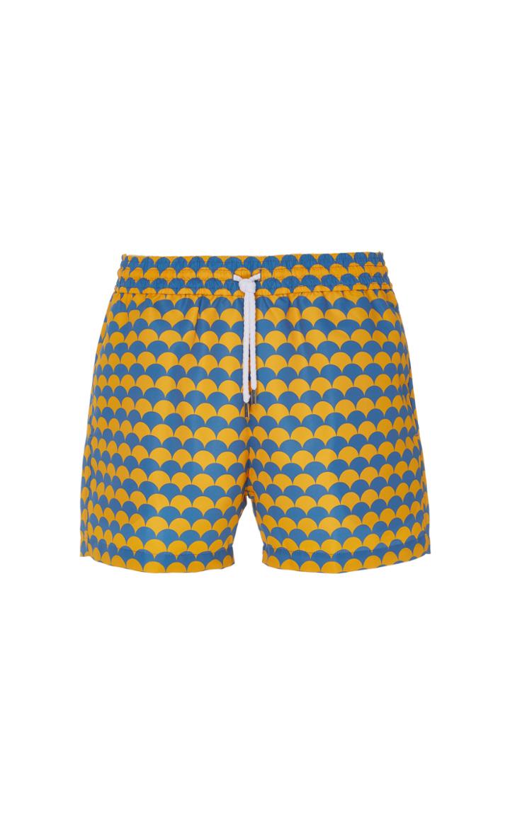 Frescobol Carioca Sidewalk Printed Swim Shorts