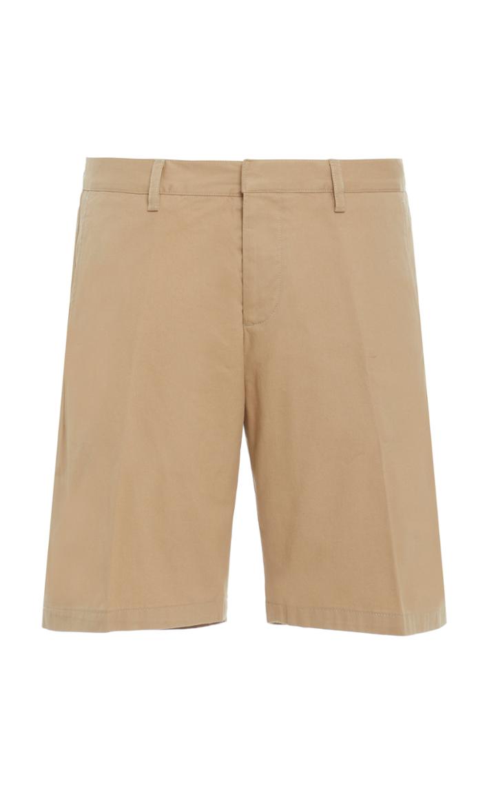 Ami Stretch-cotton Twill Shorts