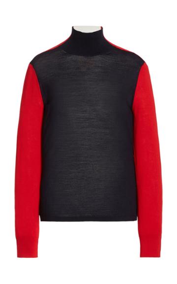 Erin Snow Masha Colorblock Merino Wool Sweater
