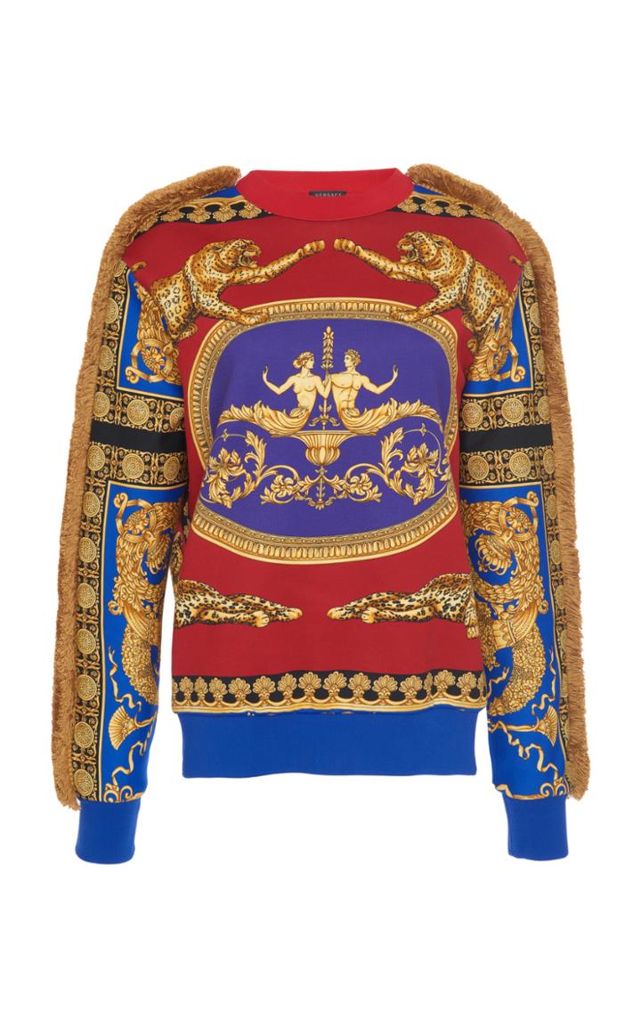 Versace Cotton Fleece Sweatshirt