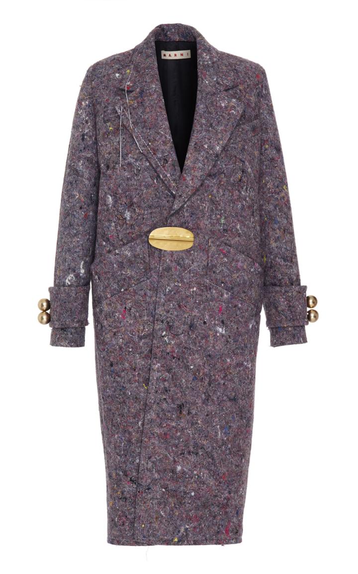 Marni Needle Punched Felt Coat