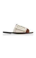 Atp Atelier Ceci Buckled Leather Slides Size: 36