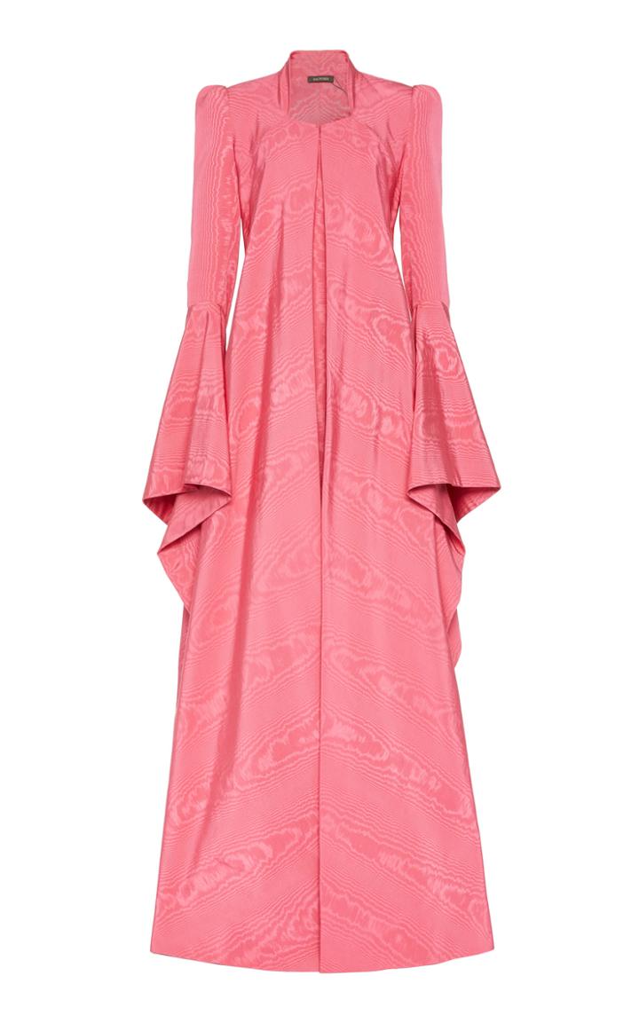 Zac Posen Fluted-sleeve Taffeta Coat
