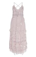 Moda Operandi Temperley London Sylvan Ruffled Silk Midi Dress Size: 6