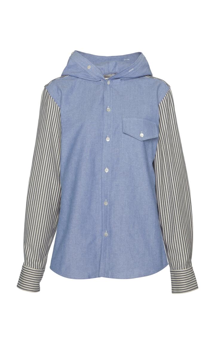 Tre By Natalie Ratabesi Cotton-poplin Marionette Shirt