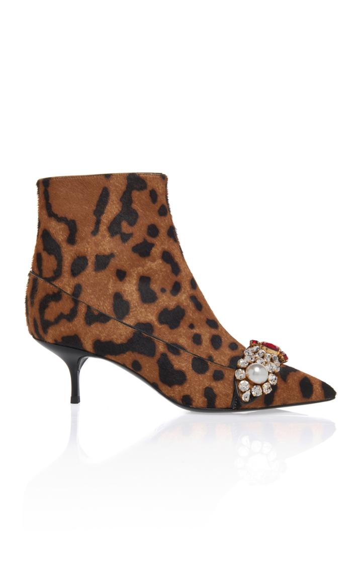 Gedebe Jade Leopard Bootie