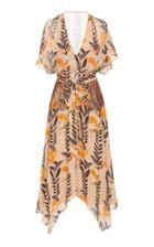Temperley London Bellflower Sequin Detail Chiffon Dress