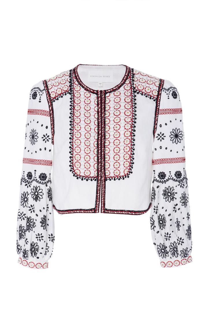 Veronica Beard Shilin Linen Jacket