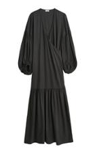 Moda Operandi By Malene Birger Frilla Textured Maxi Wrap Dress