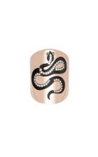 Moda Operandi Diane Kordas 18k Rose Gold Snake Ring Size: 6