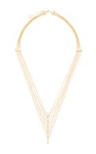 Qayten X.f. Yellow Gold And Diamonds Necklace