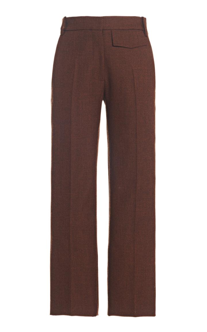 Moda Operandi Victoria Beckham Penelope Straight-leg Wool Trousers
