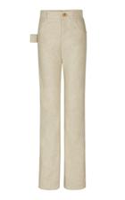 Bottega Veneta High-rise Cotton Straight-leg Pants
