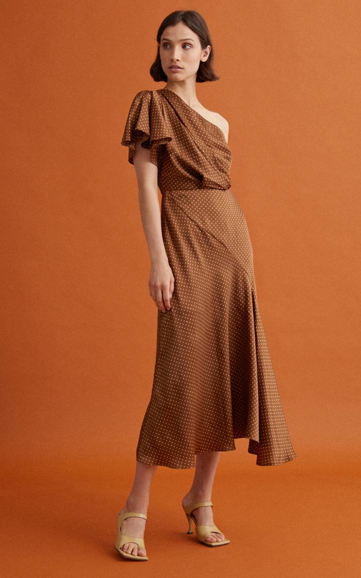 Moda Operandi Acler Fisher One-shoulder Asymmetrical Dress