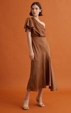Moda Operandi Acler Fisher One-shoulder Asymmetrical Dress