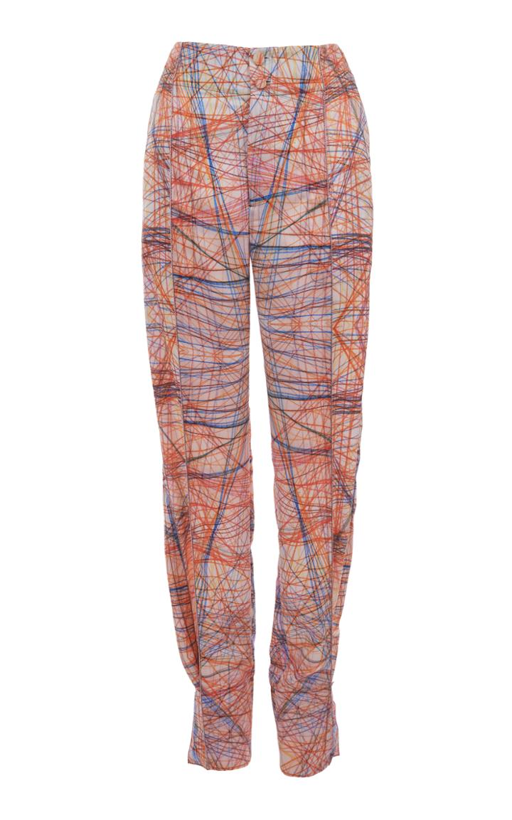 Mafalda Von Hessen Printed Epaulet Pant