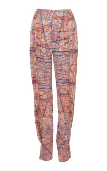 Mafalda Von Hessen Printed Epaulet Pant