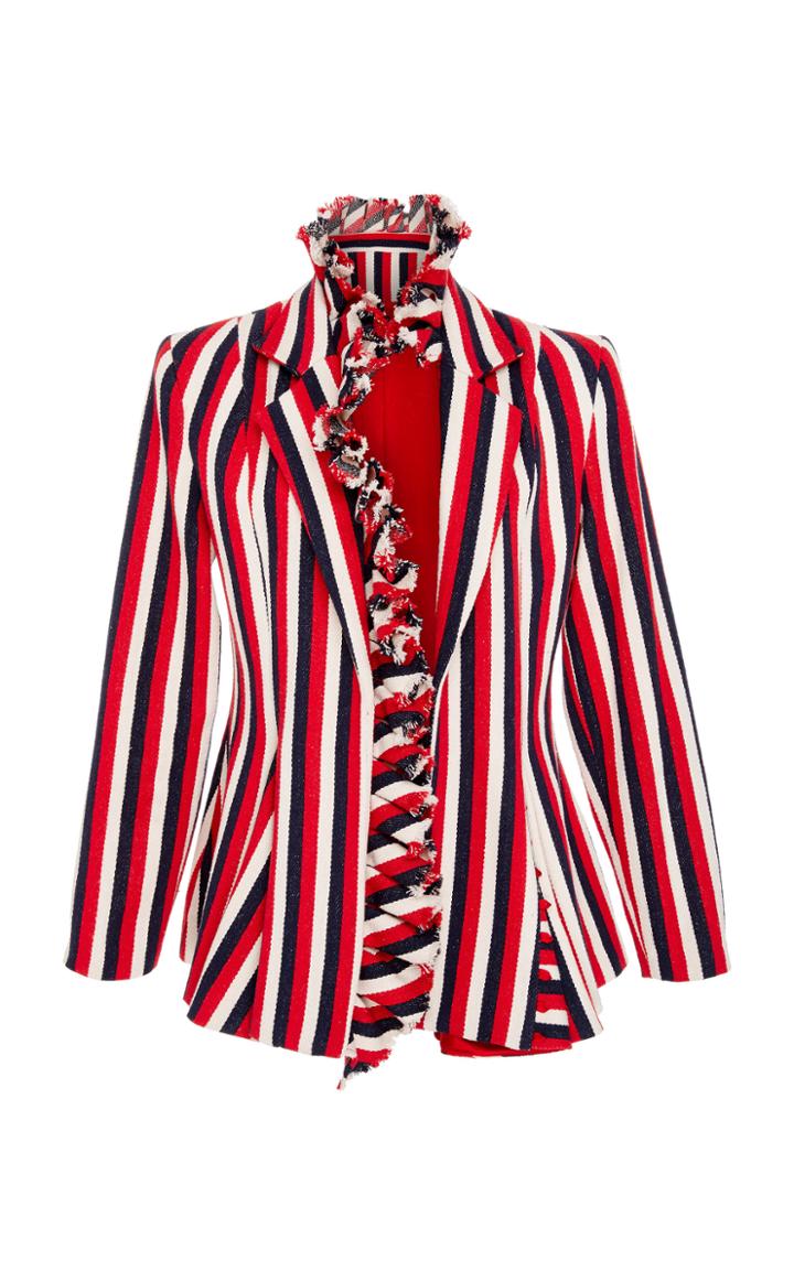 Maggie Marilyn I Lead From The Heart Striped Blazer