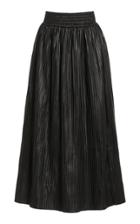Moda Operandi Gabriela Hearst Dakota Pliss Leather Skirt