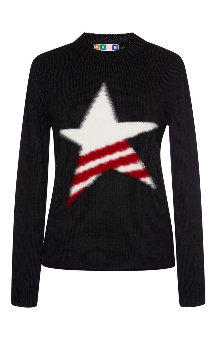 Msgm Star Knit Pullover