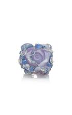 Wendy Yue 18k White Gold Purple Jade Sapphire And Diamond Ring
