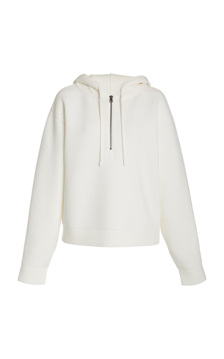 Moda Operandi Vince Hooded Jersey Half-zip Sweatshirt