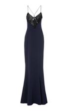 Galvan Bead-embellished Cady Maxi Dress